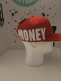 BIG MONEY SNAPBACK HAT (RED)