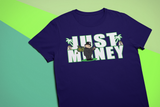 JUST MONEY SUMMER MONEY T-SHIRT (NAVY BLUE)