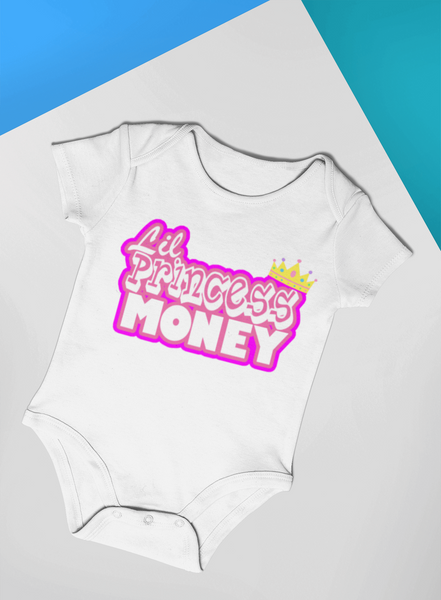 BABY ONESIES MONEY (WHITE)