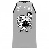 BOOGIE DOWN MONEY MAN BASKETBALL JERSEY (GREY)