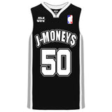 RIVER CITY MONEY MAN BASKETBALL JERSEY (BLACK)