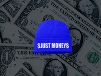 MONEY TIME BEANIE (ROYAL BLUE)