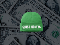 MONEY TIME BEANIE (GREEN)